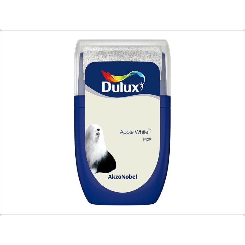 Dulux Emulsion Tester Apple White 30Ml